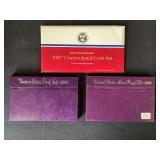 1987 U.S. Mint Uncirculated Coin Set & 1987 1990 Proof Sets