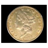 1899 Liberty Head $20 Gold Coin