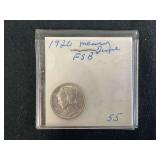 1920 Mercury Dime