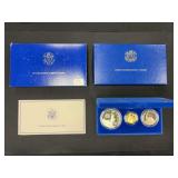 1986 US Liberty Coins Proof Set 3 Coins