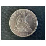 1858 Seated Liberty Half Dollar