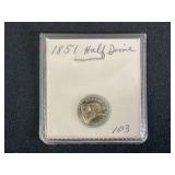 1851 Seated Liberty Half Dime