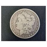 1893-O Morgan Silver Dollar
