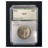 1947 Walking Liberty Half Dollar MS63