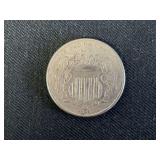 1866 Shield Nickel, Rays, United States Coin