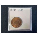 1868 Two Cent Piece US Coin