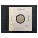 1852 Seated Liberty Half Dime