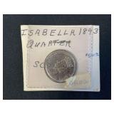 1893 Isabella Quarter Commemorative Coin