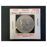 1954-D Franklin Half Dollar