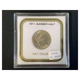 1911 Barber Half Dollar