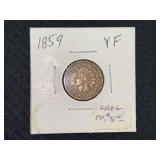 1859 Indian Head Cent