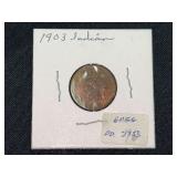 1903 Indian Head Cent Penny Coin