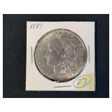 1881-O Morgan Silver Dollar