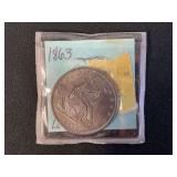 1863 Seated Liberty Half Dollar - Civil War Era Coinage