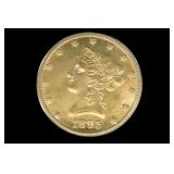 1895 US Liberty Head Eagle $10 Gold Coin