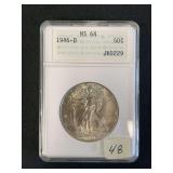 1946-D Walking Liberty Half Dollar