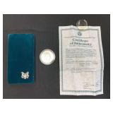 1990-W Eisenhower Centennial Silver Dollar