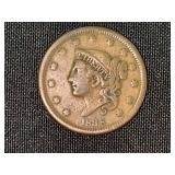 1838 United States Matron Head Modified Large Cent Coin
