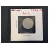 1884-S Seated Liberty Dime US Coin