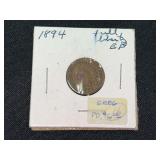 1894 Indian Head Cent Coin