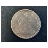 1877 Seated Liberty Half Dollar