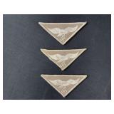 (3)-WW2 German Luftwaffe Tropical Breast Eagles