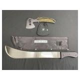 (2)-Steel River Blades w/Sheaths
