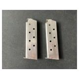 (2)-Colt Cal .45 Auto 8-Round Magazines