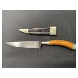 Unknown Maker Boot/Dirk Knife w/Sheath
