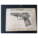 German Walther Pistol Features Board