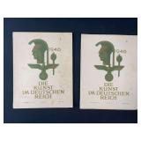 (2)-German 1940 Art Collection Books
