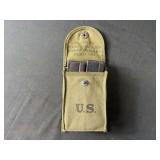 (4)-Cal .30 M-1 Carbine 30-Round Magazines w/Pouch