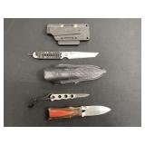 (2)-Misc. Knives w/Sheaths
