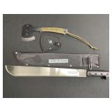 (2)-Steel River Blades w/Sheaths