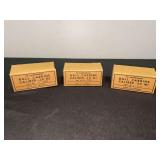 (3)-Boxes (150 Rounds) Lake City Arsenal Ball Carbine Caliber .30 M1