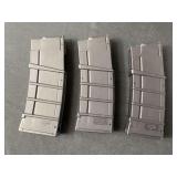 (3)-Ruger Mini-14 Thermold 5.56MM 30-Round Magazines