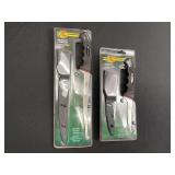 (2)-Bass Pro Shops Grip Master Fillet Knives w/Plastic Sheaths