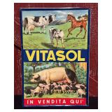 Italian Vitasol SST Embossed Sign