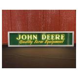 John Deere Quality Farm Equipment Lighted Sign
