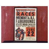 Motorcycle Races Poster