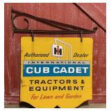 IH Cub Cadet L&G DST Sign w/Bracket
