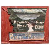 Advance-Rumely Girls Club Canvas Banner