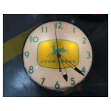 John Deere 4 Leg Deer Lighted Clock