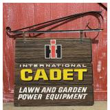 IH Cadet L&G DST Sign w/Bracket