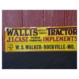 Wallis Tractors J.I. Case Implements SST Sign