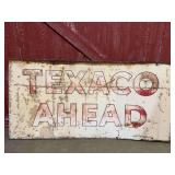 Texaco Ahead SSP Sign