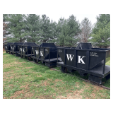 Set of 4 Custom Built Coal Cars
