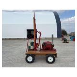 McCormick-Deering 1½–2½ HP Type LB Gas Engine w/ Hand Pump Unit on Cart – IHC