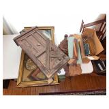 Assorted Clock Parts and Cases
