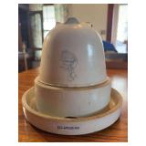 Buckeye Pottery Blue Ribbon Brand Poultry Waterer